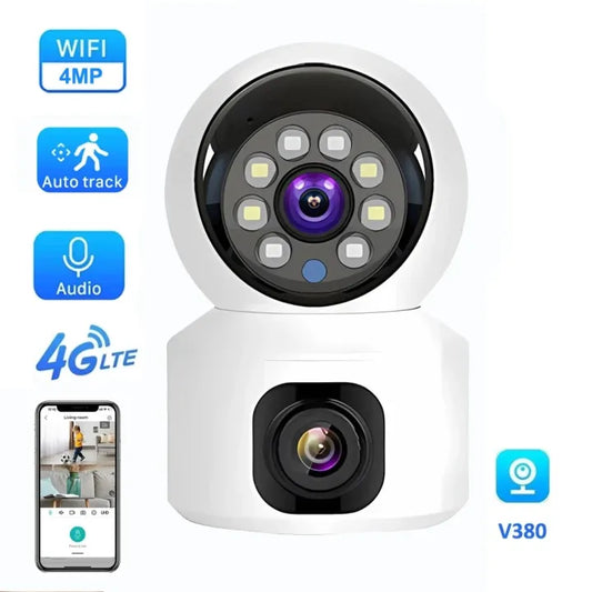 Dual-Lens Smart Security Camera