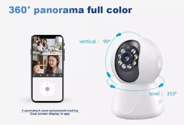 Z7 Smart WiFi Camera - 300W Pixels 5G Dual Frequency
