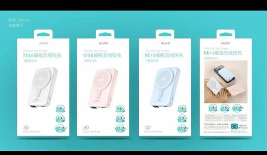 KUKE Mini Wireless Charger - 10000mAh Magnetic Power Bank