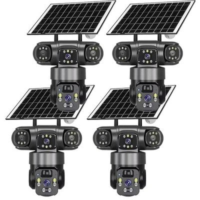 Smart HCI Camera with Solar Panel - Wireless Outdoor Security